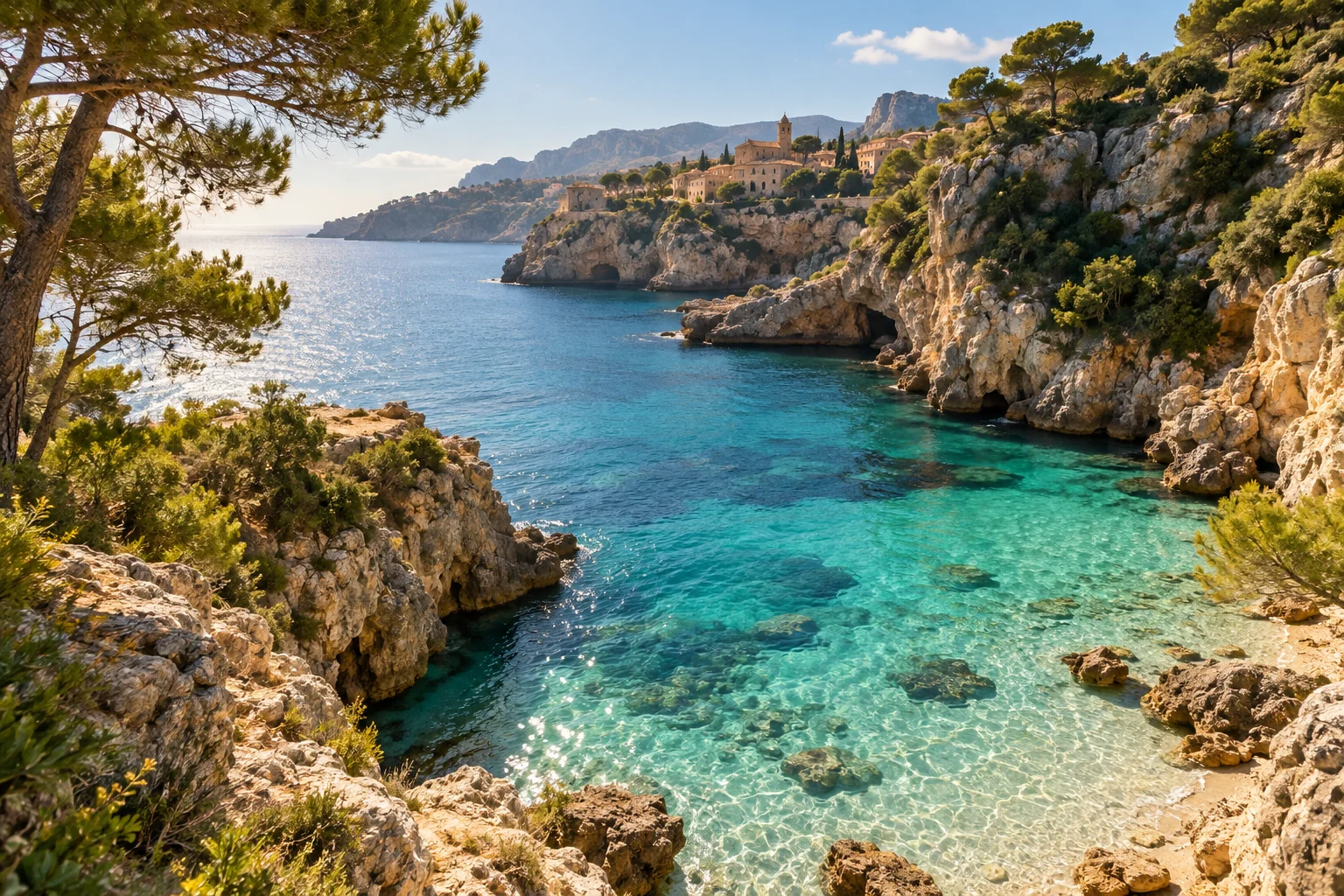 A quiet cove on Mallorca